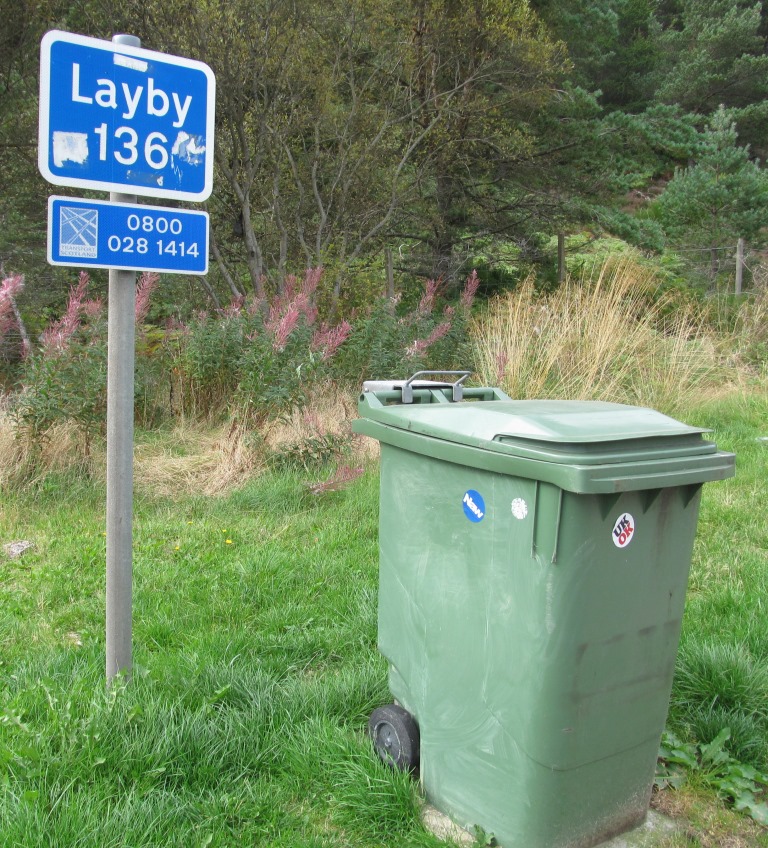 Layby 136 on the A9 near Aviemore