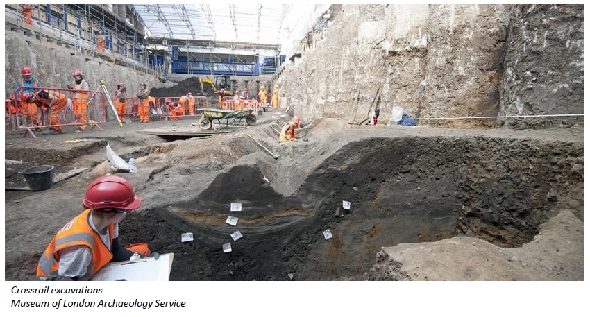 Crossrail excavations