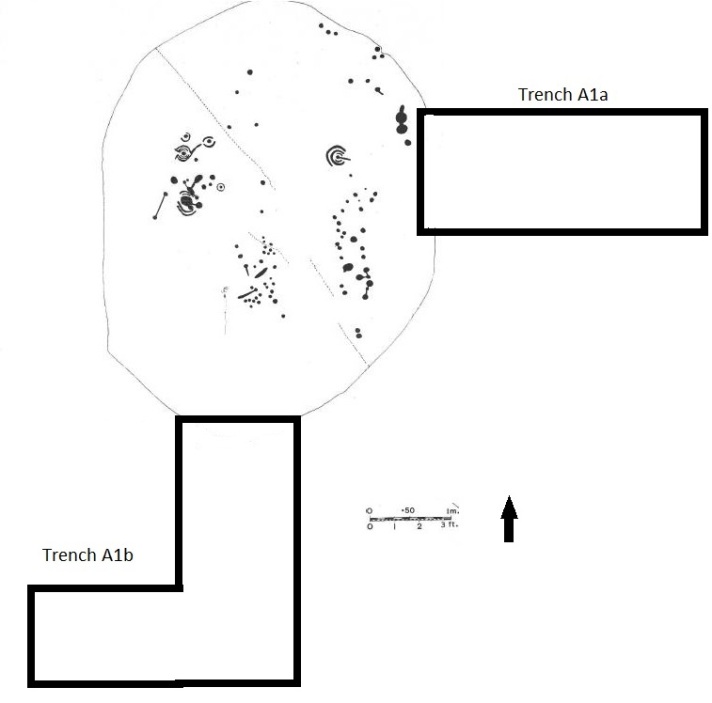 AC1 trench locations schematic